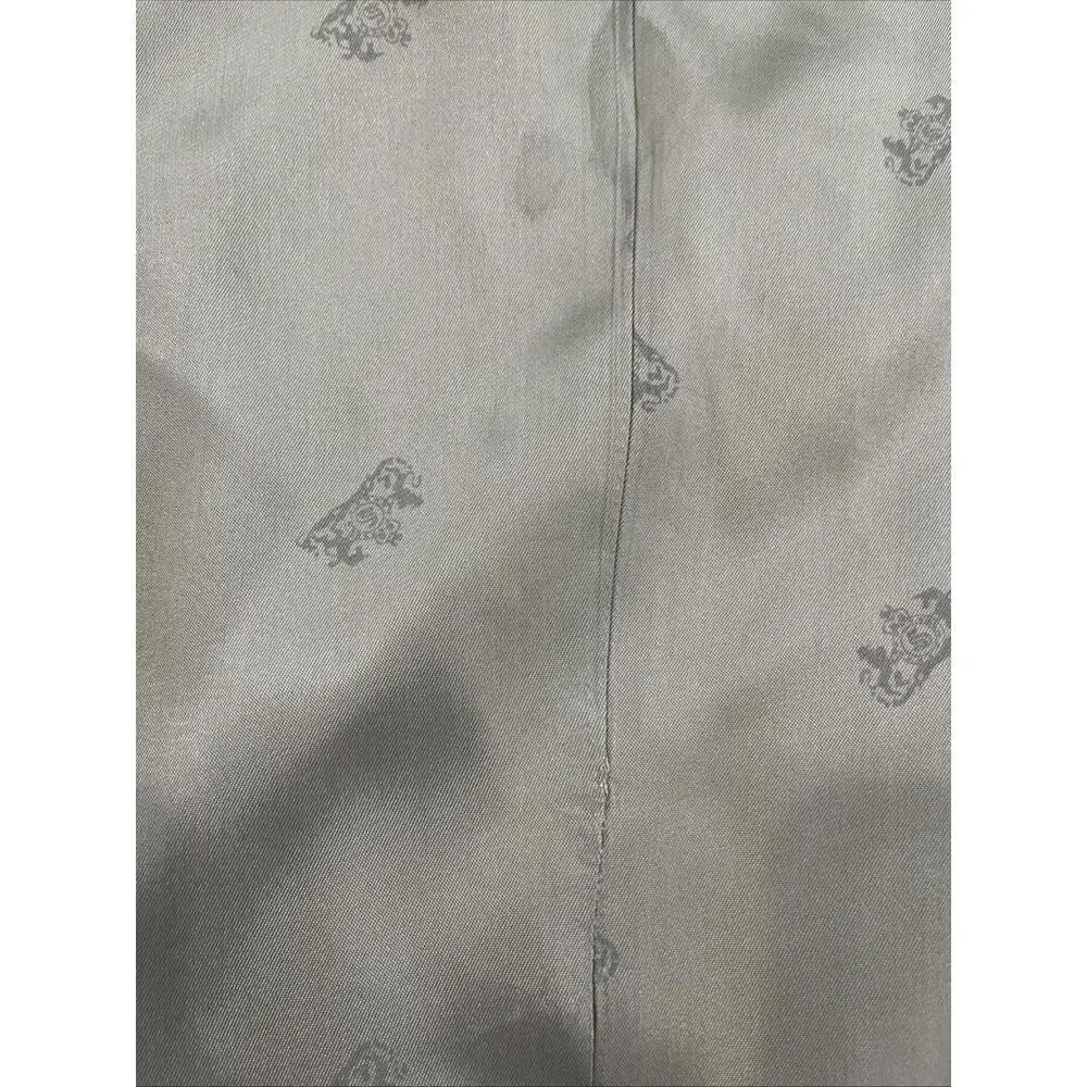 MENS GREY SUIT VEST - UNKNOWN MFG SIZE APPROX MEDIUM